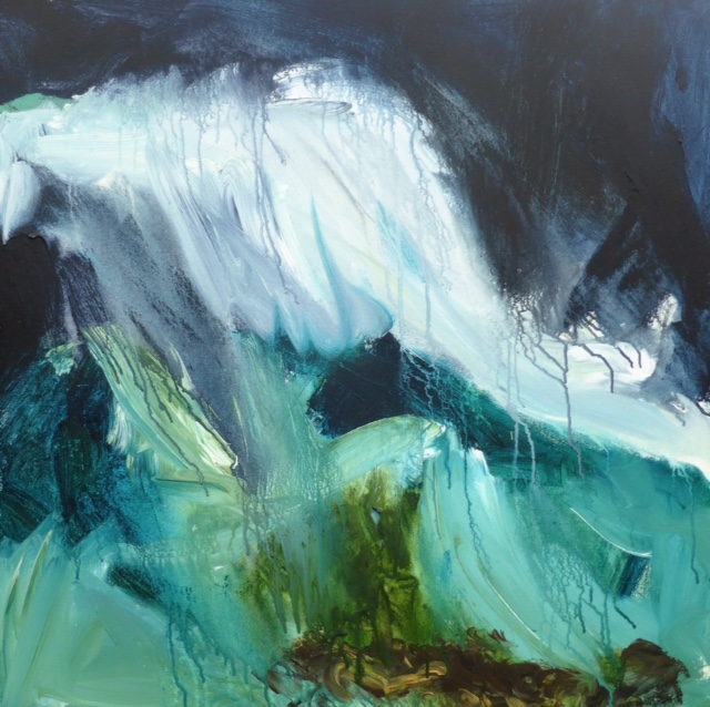 Terri Hogan abstract seascape painting